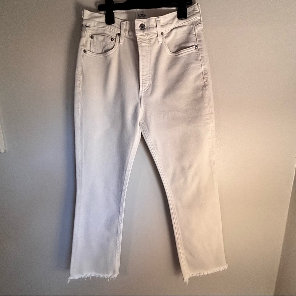 Citizens of Humanity Isola Cream Jeans